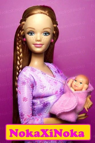 Bebezinho P/ Boneca Barbie (somente O Bebê ) Mamae Gravida